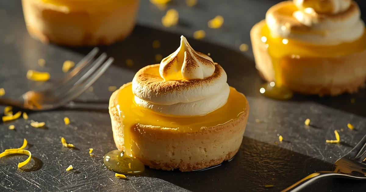 Biscuits moelleux façon tarte au citron meringuée d'un grand chef