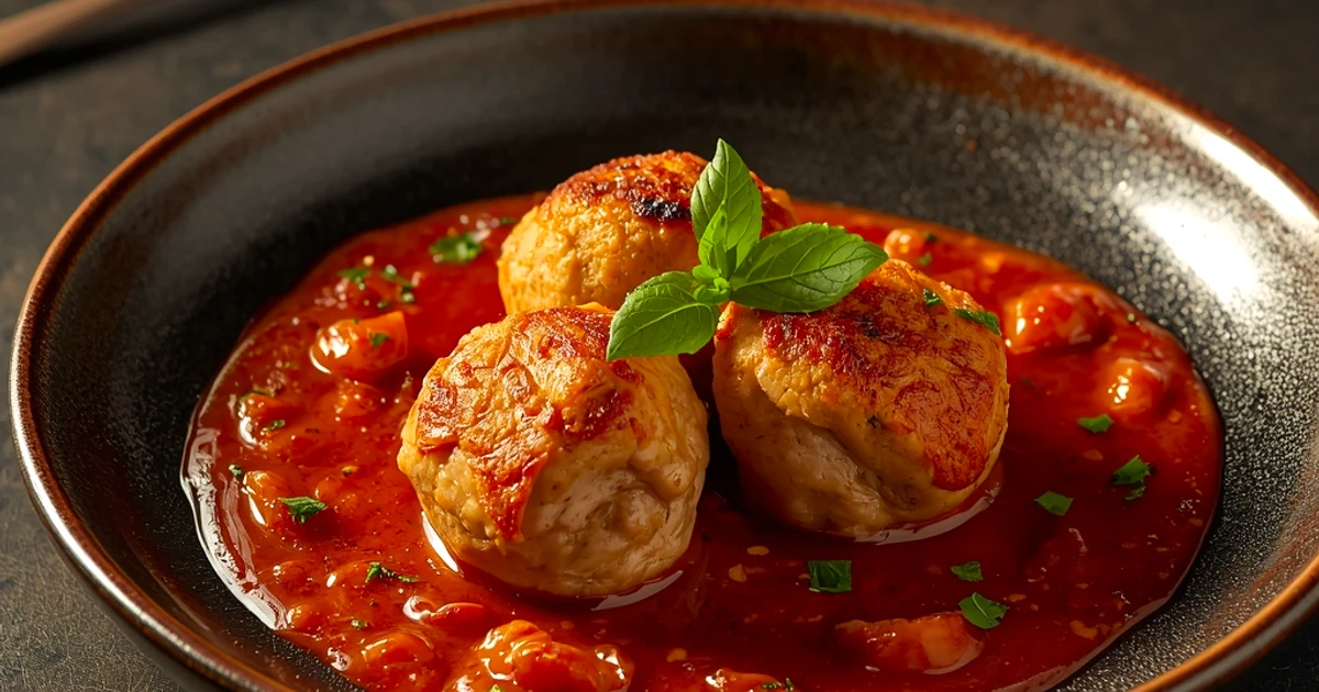 Boulettes de poulet fondantes à la ricotta et leur panure dorée