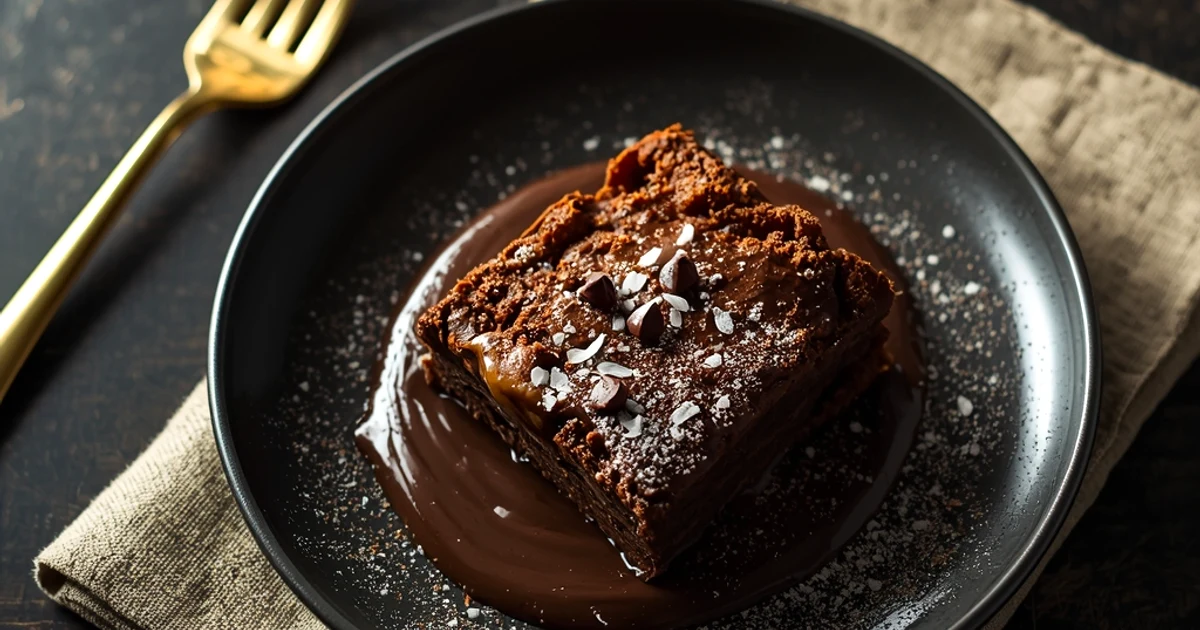 Recette de brownie fondant à la courgette et chocolat noir