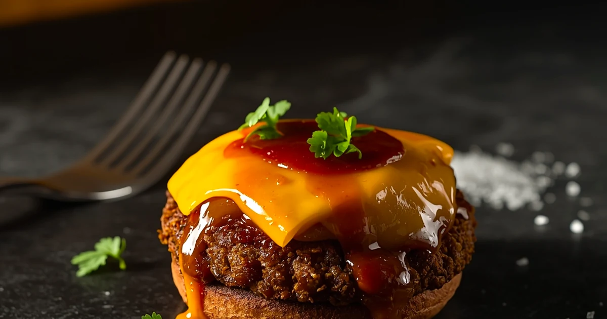 Burger végétarien gourmand aux haricots noirs et mayonnaise fumée