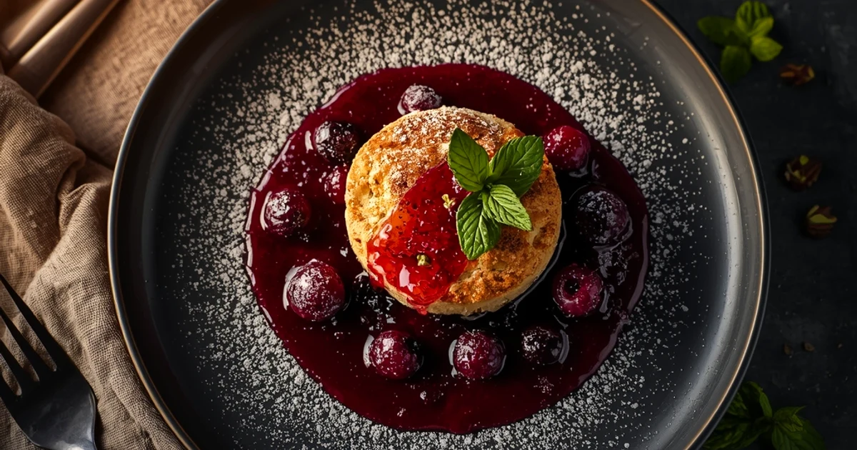 Cobbler aux fruits rouges et biscuits moelleux citron et pistaches