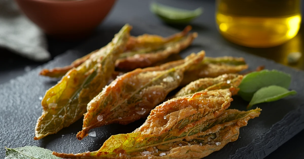 Comment faire de la sauge frite croustillante maison