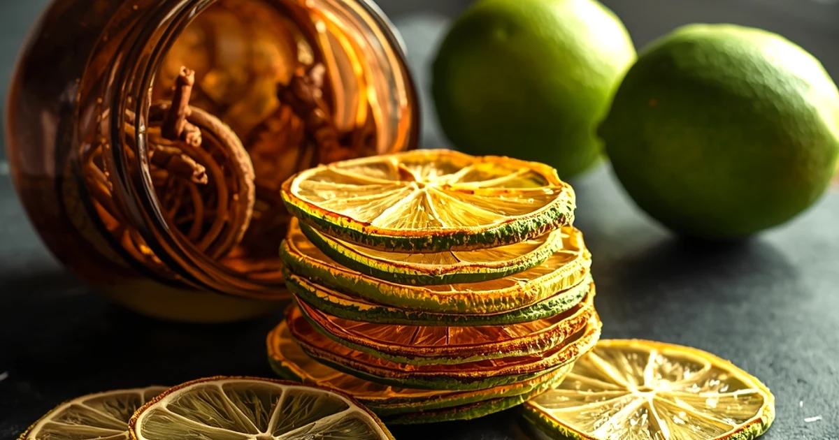 Comment réussir la déshydratation des citrons verts maison