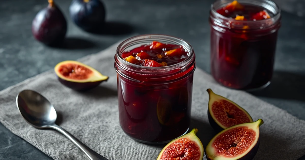 Confiture de figues fraîches à l'ancienne et sa pointe de citron