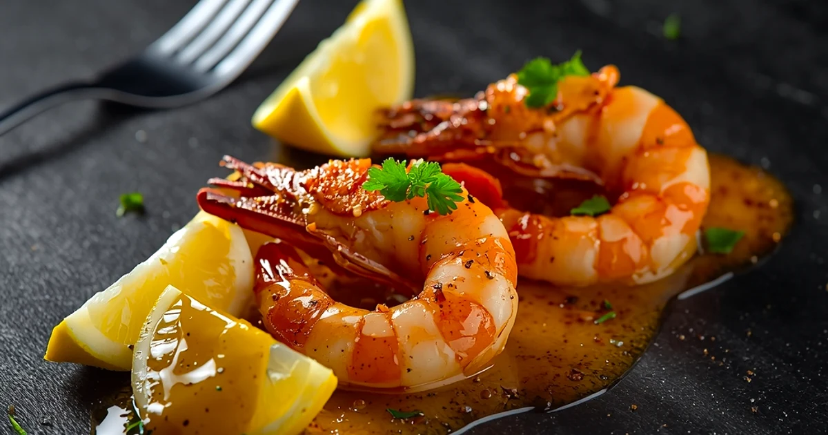 Crevettes rôties au beurre d'épices fumées et ail fondant façon Louisiane