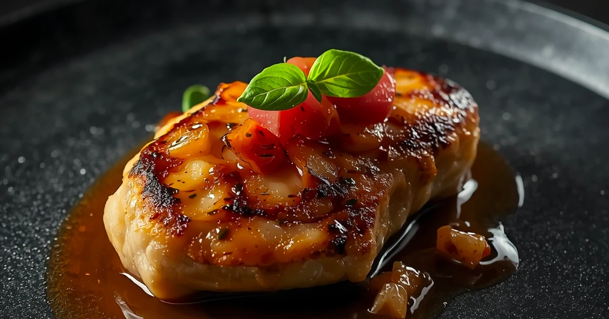 Escalopes de poulet façon saltimbocca à la sauge et jambon séché