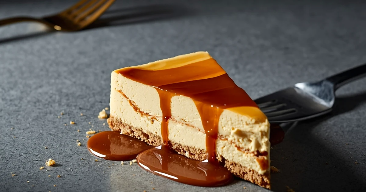 Gâteau au fromage onctueux aux biscuits caramélisés et son nappage fondant