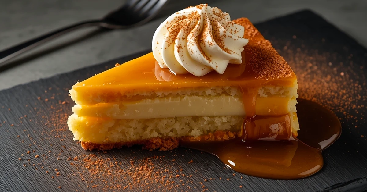 Gâteau moelleux aux trois laits traditionnel et ultra-fondant