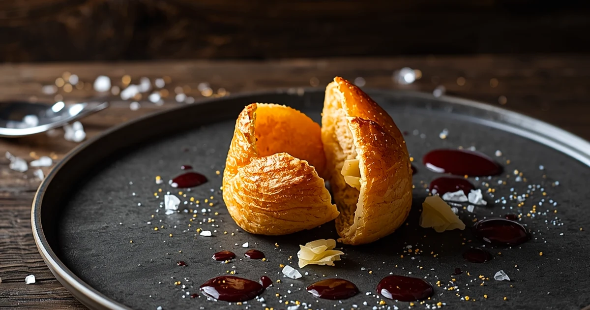 Gougères au fromage dorées et moelleuses faites maison