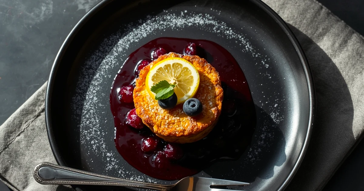 Gratin de fruits rouges acidulés et son biscuit fondant au citron