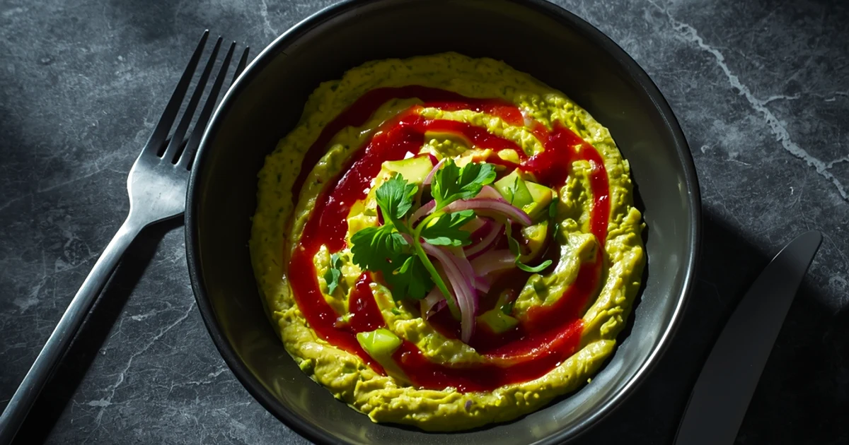 Guacamole Maison Crémeux au Citron Vert et Coriandre Fraîche