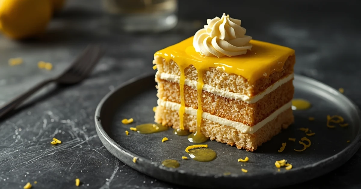 Layer Cake Citronné : Le Gâteau de Célébration Aérien au Lemon Curd