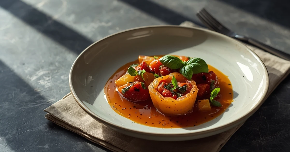 Peperonata fondante : le secret des poivrons mijotés à l'italienne