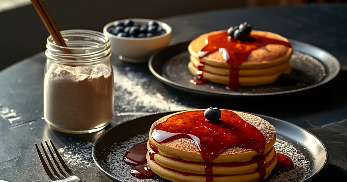 Préparation pour pancakes maison ultra-moelleux et économique