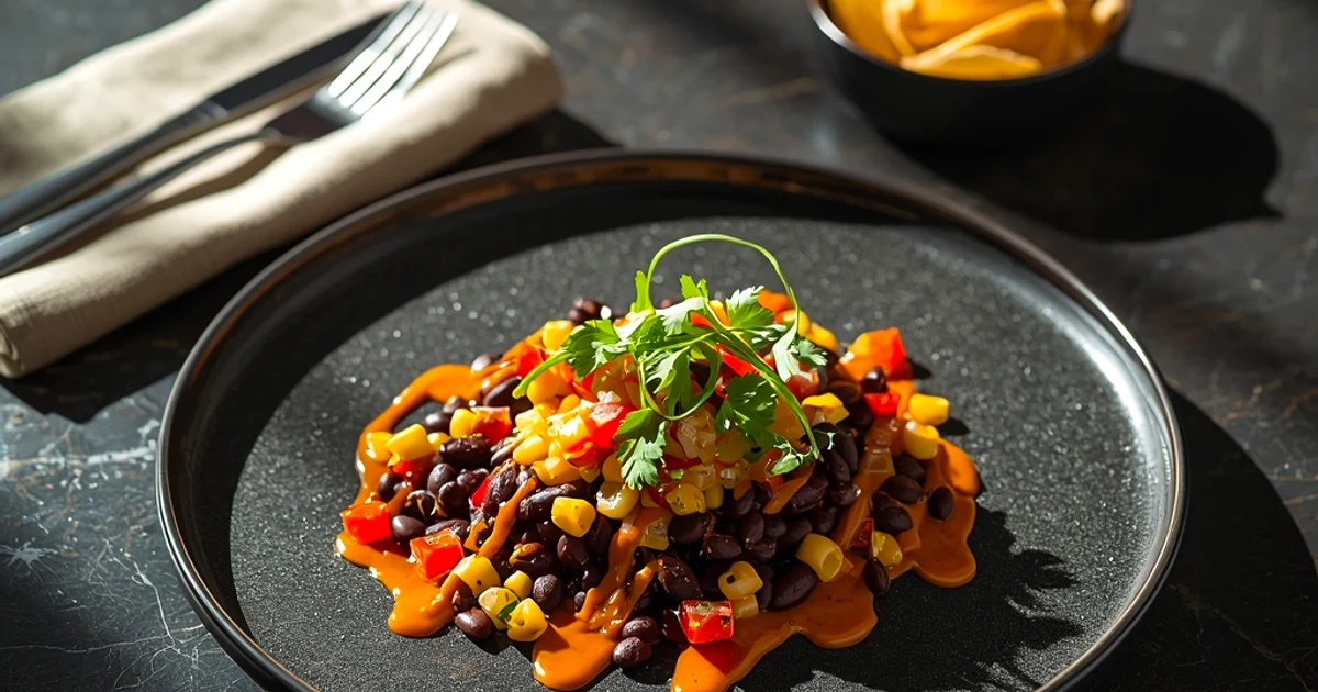 Salade fraîcheur de haricots et maïs façon caviar du Texas