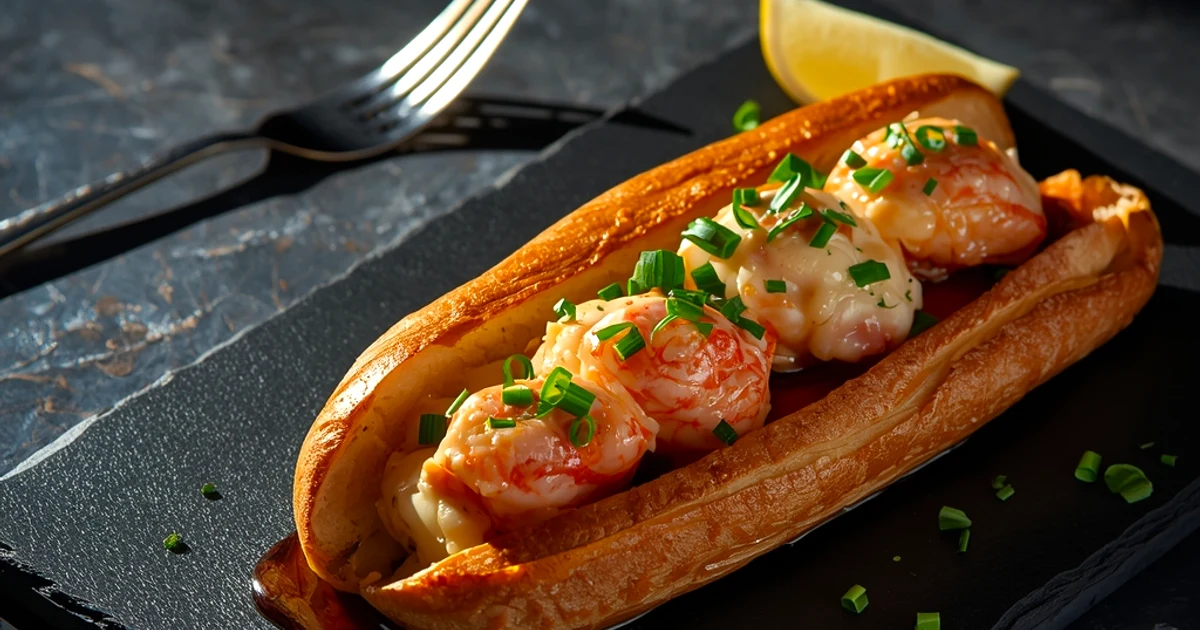 Le véritable sandwich brioché au homard et sa sauce citronnée
