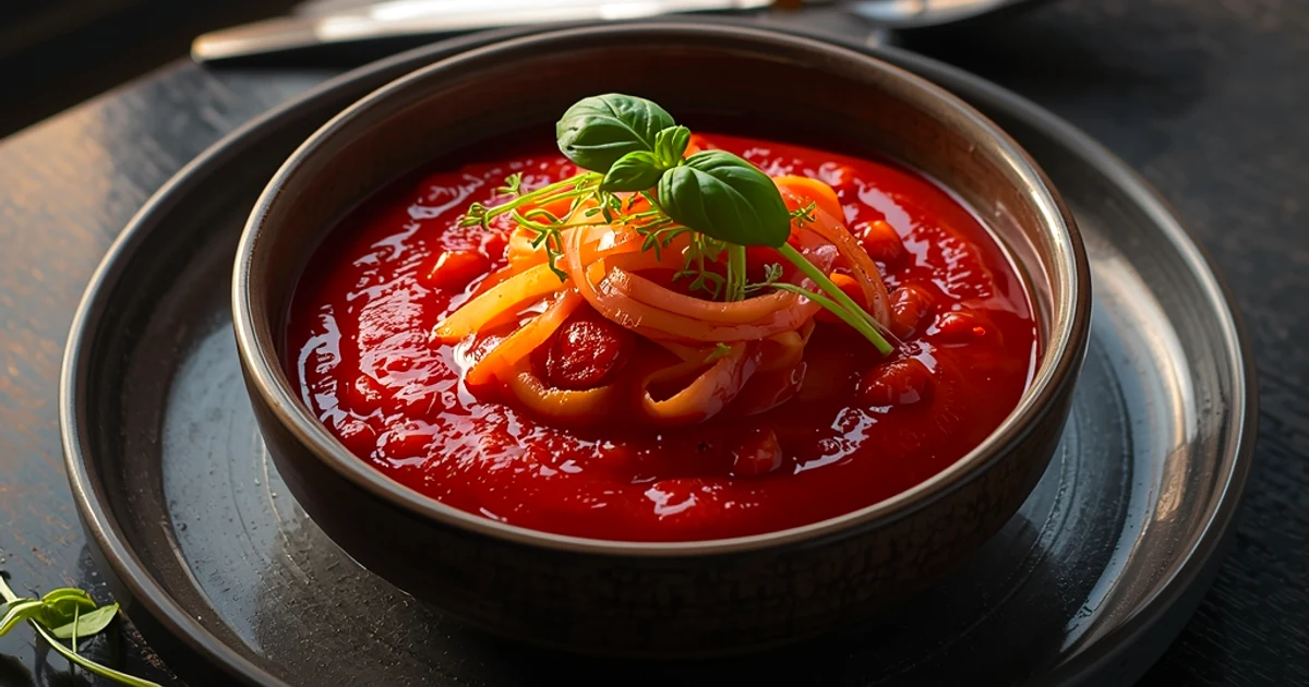 Sauce tomate maison aux tomates fraîches et oignons caramélisés