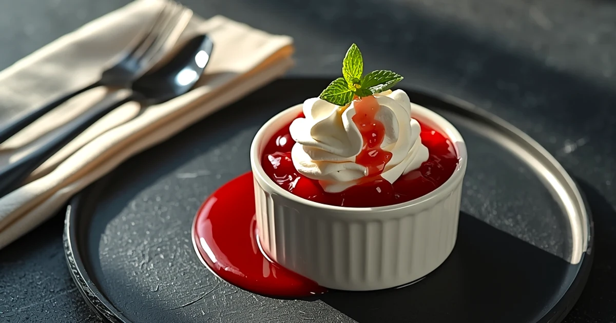 Verrine gourmande aux fraises fraîches, crème vanillée et éclats de meringue croquante